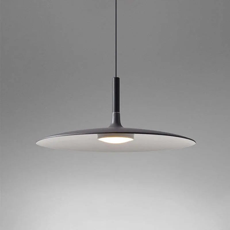 Suspension Minimaliste Moderne à Forme Épurée avec Éclairage LED