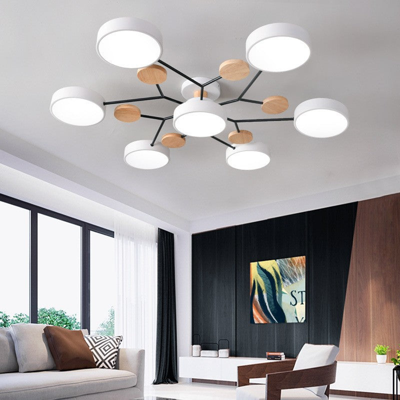 Scandinavische LED Plafondlamp Moleculair Design & Moderne Sfeerverlichting