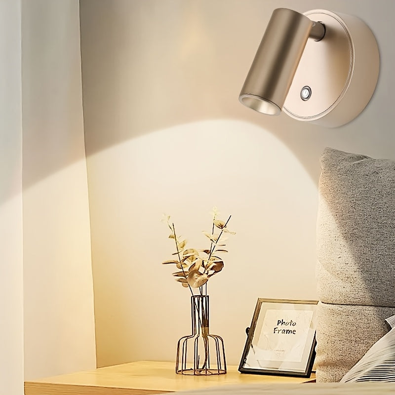 Moderne Magnetisk Væglampe – USB Opladelig og Trådløs