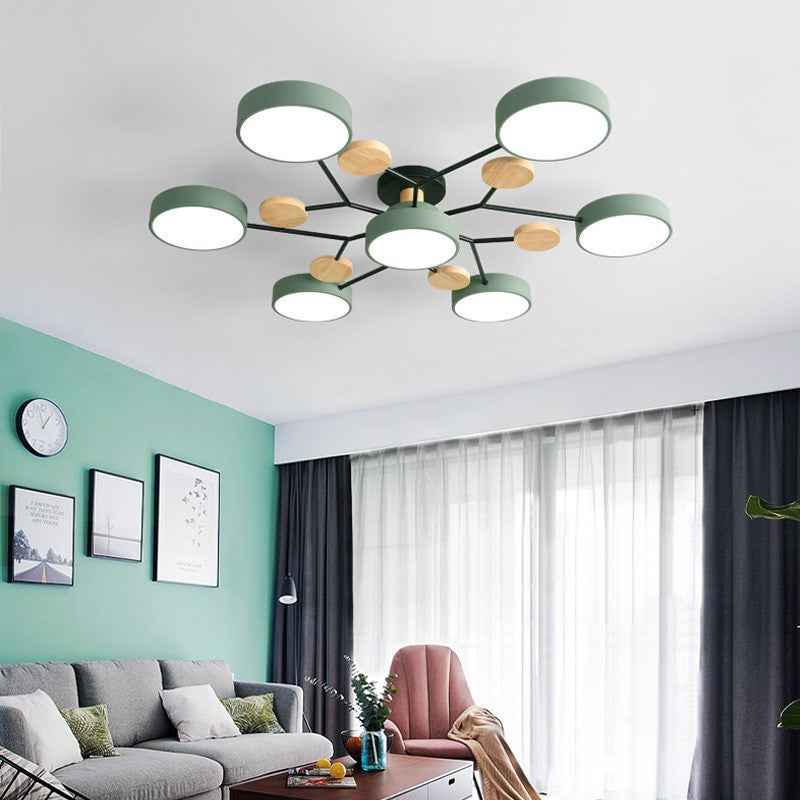 Scandinavische LED Plafondlamp Moleculair Design & Moderne Sfeerverlichting