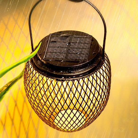 Solar LED Buitenlamp – Zwart – (2 Lichtbronnen)