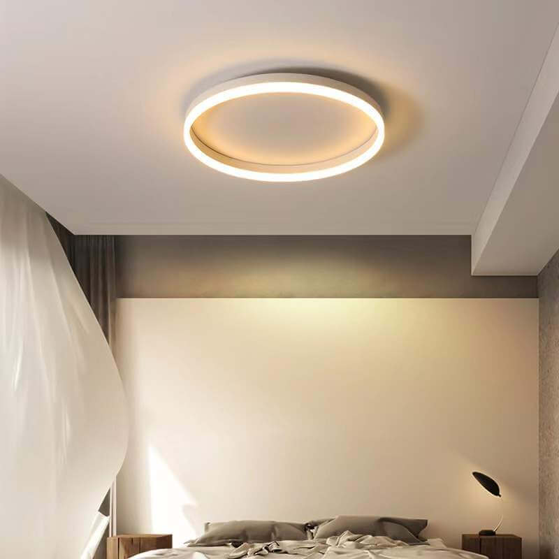 Moderne LED Plafondlamp in Japandi Style