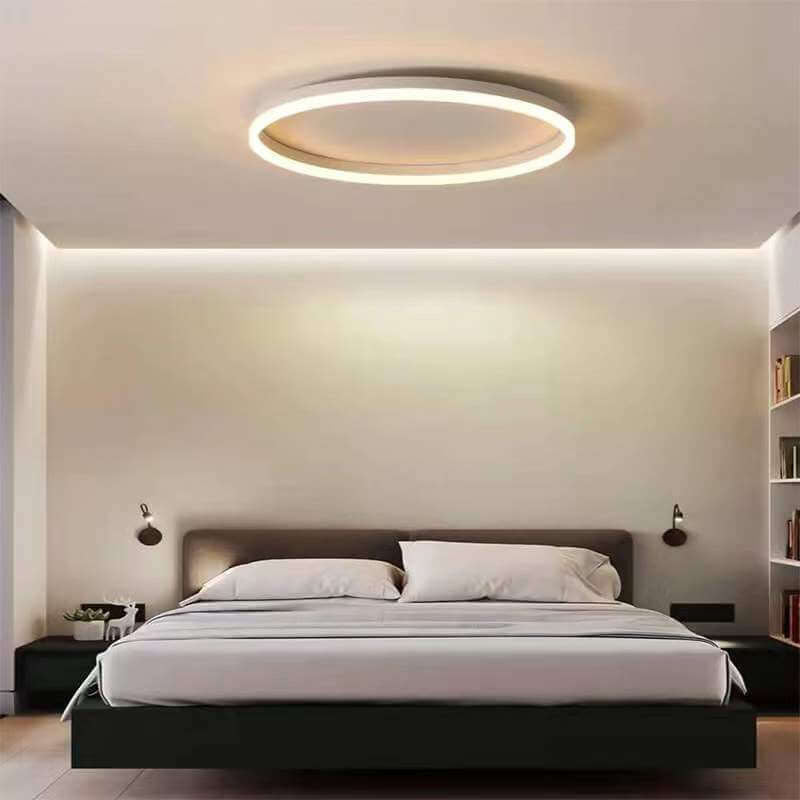 Moderne LED Plafondlamp in Japandi Style