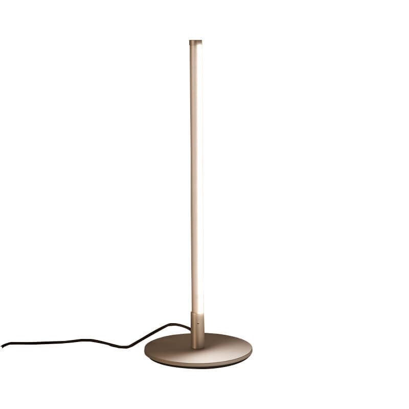Modern bordslampa i akryl och metall med integrerad LED