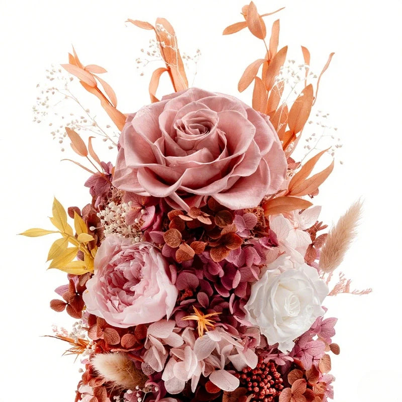 Floro – Nachtlamp met Gedroogde Bloemen onder Glas