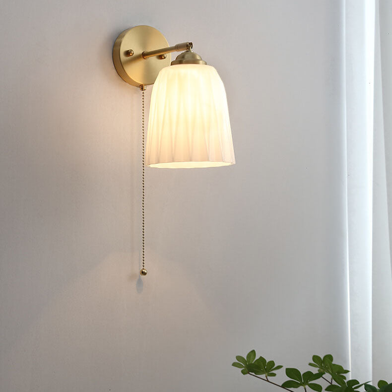 Moderne Wandlamp van Glas en Messing met Winters Design