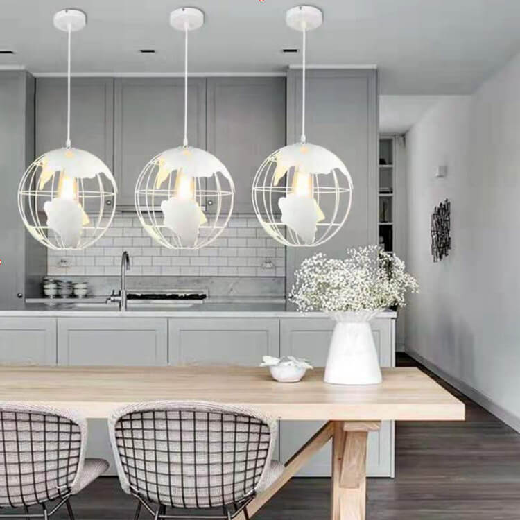 Industriële Wereld Hanglamp – Zwart of Wit – E26 Fitting