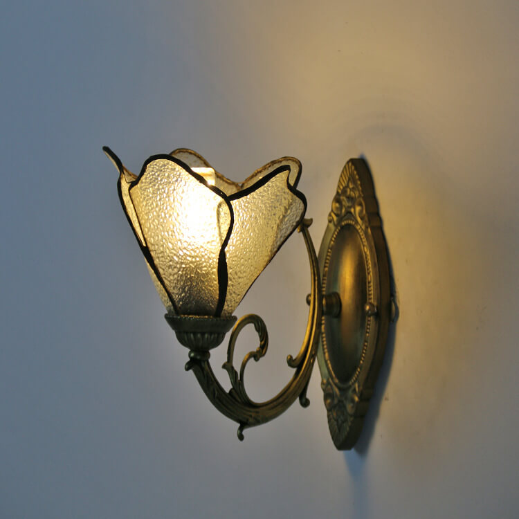 Designer Wandlamp van Glas en IJzer – Meerdere Kleuren