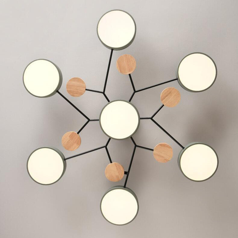 Scandinavische LED Plafondlamp Moleculair Design & Moderne Sfeerverlichting