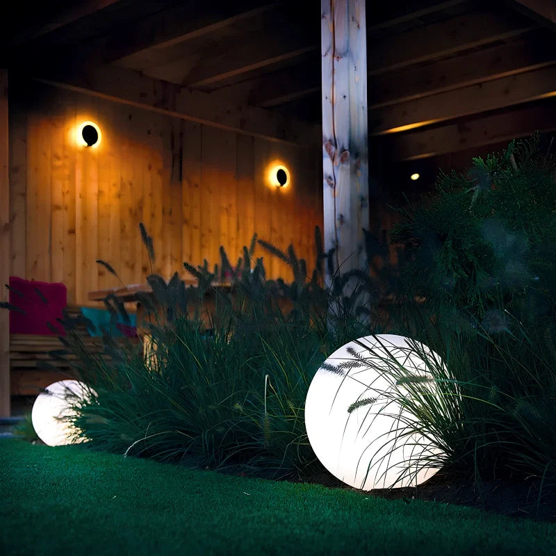 Bolvormige LED Tuinlamp voor Buiten met 16 Kleuren & Afstandsbediening