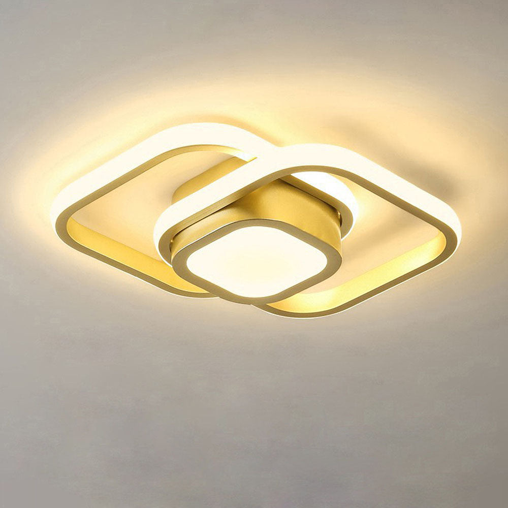 LED Plafondlamp met Dubbele Ring – Modern & Minimalistisch