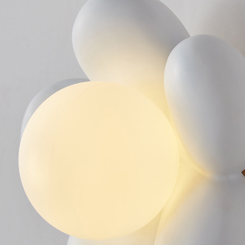 Moderne Keramische Wandlamp met Houten Detail – Voor Slaapkamer & Woonkamer