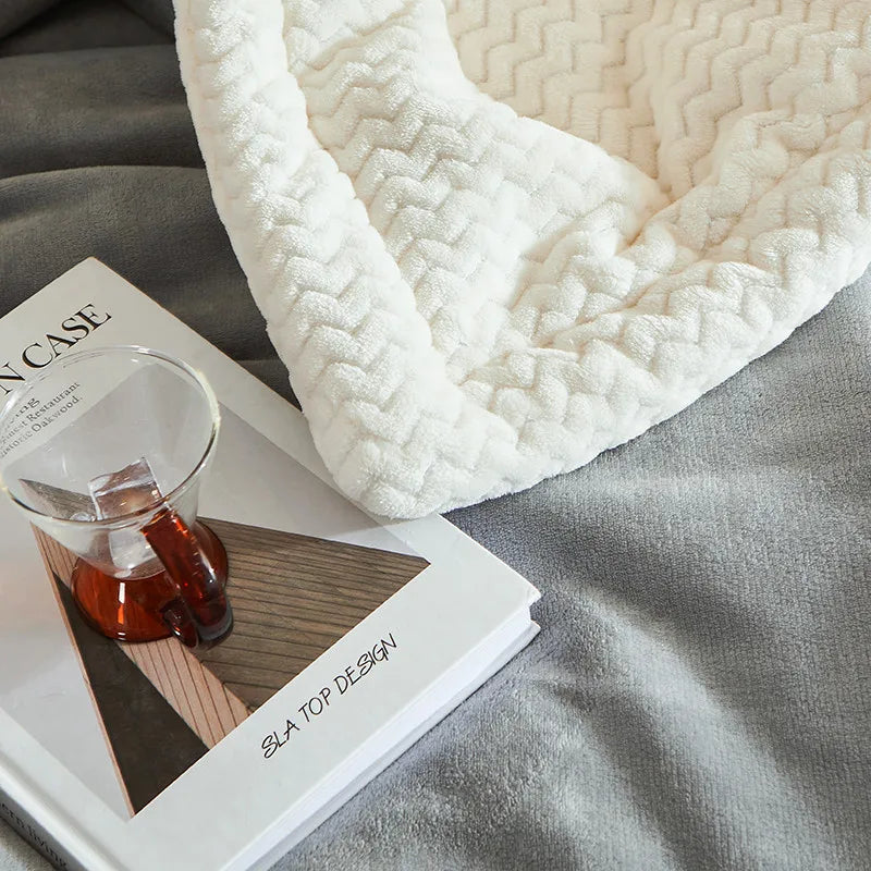 Luxe Winter Fleece Deken – Zacht & Warm Knuffeldeken