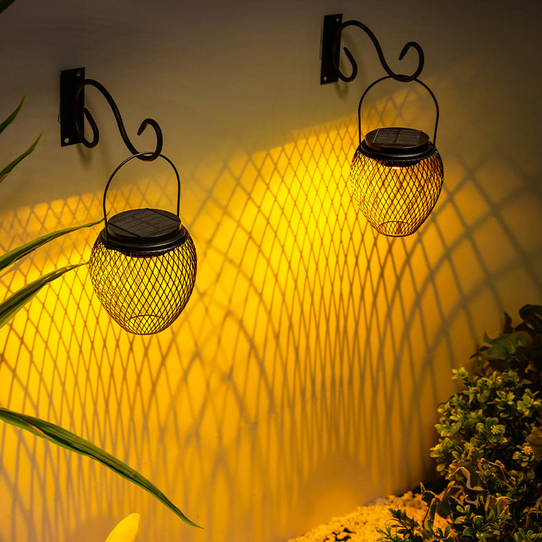 Solar LED Buitenlamp – Zwart – (2 Lichtbronnen)