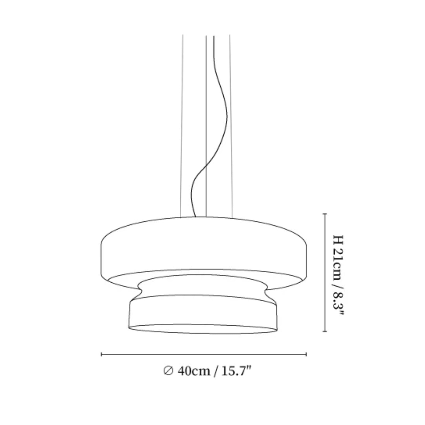 Retro LED Hanglamp van Glas & Metaal
