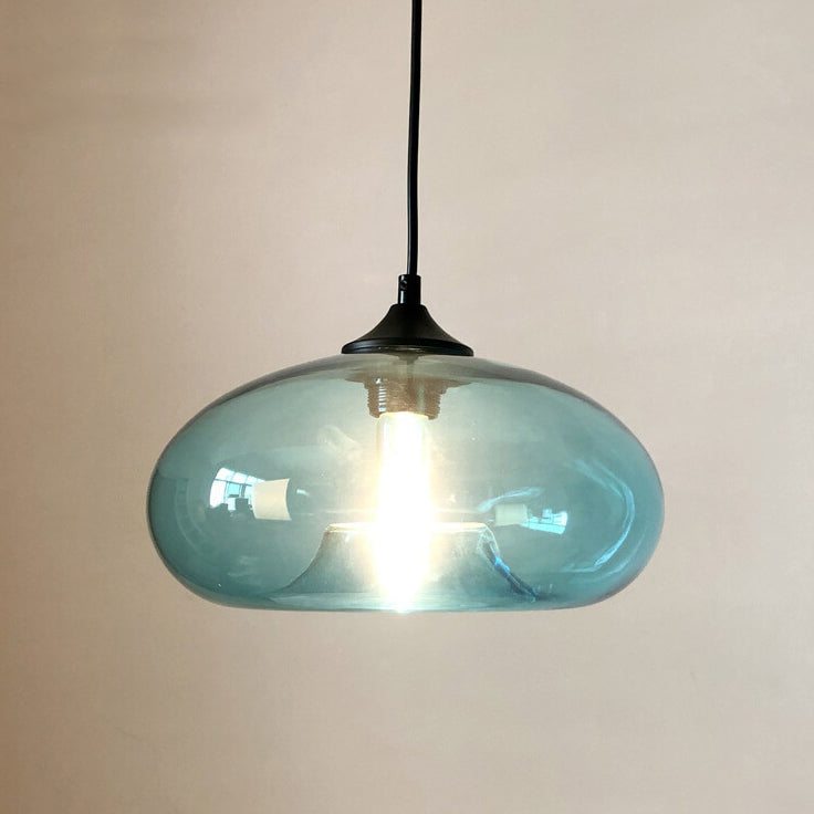 Industriële Glazen Hanglamp – Ø28 cm, Meerdere Kleuren, E26 Fitting