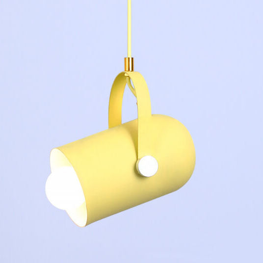 Modern Colorful Aluminum Pendant Lamp with Scandinavian Design – 1-light – E26