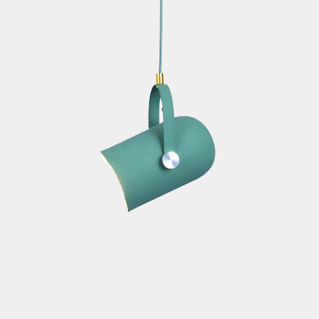 Modern Colorful Aluminum Pendant Lamp with Scandinavian Design – 1-light – E26