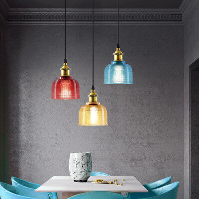 Moderne Glazen Hanglamp met Creatief Design