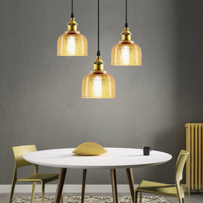 Moderne Glazen Hanglamp met Creatief Design