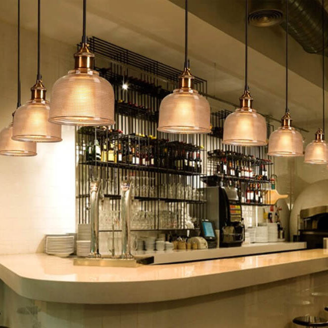 Moderne Glazen Hanglamp met Creatief Design