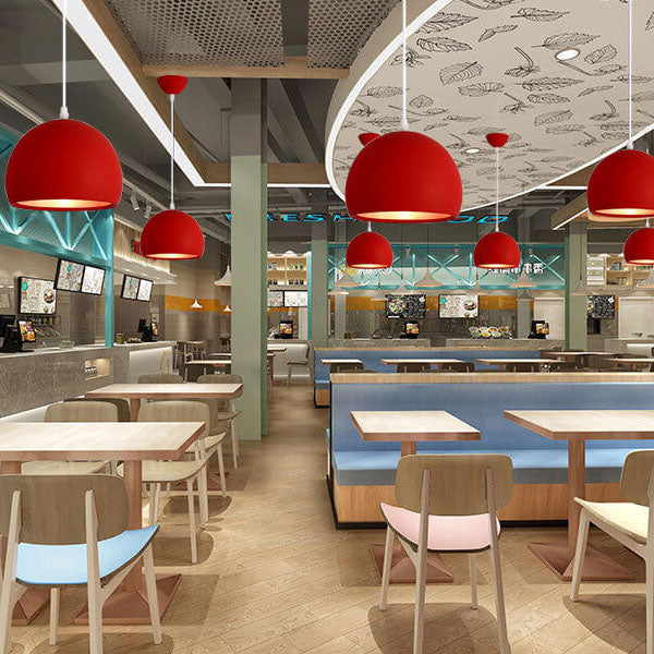 Moderne Aluminium Hanglamp – Zwart, Wit, Geel, Blauw, Roze, Rood, Groen, Grijs – E26