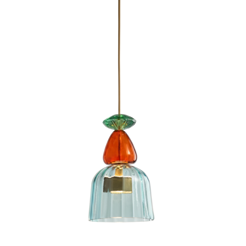 Macaron Glazen Hanglamp – Kleurrijk & Modern – Speels Design