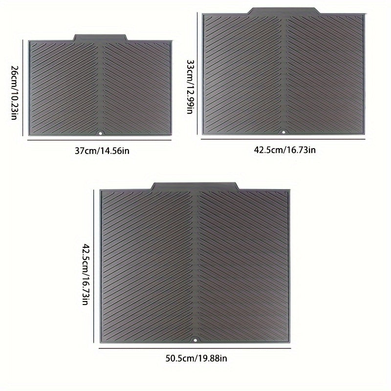 Siliconen Keuken Droogmat – Antislip, Hittebestendig & Vaatwasmachinebestendig