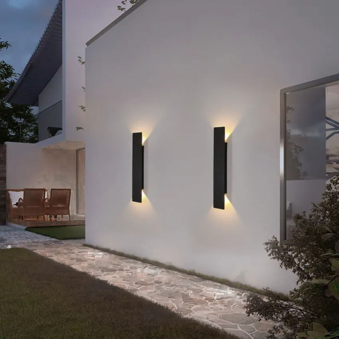 Moderne aluminium buitenlamp met waterdicht LED-ontwerp