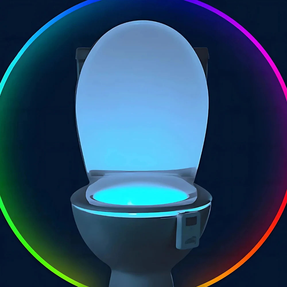 Toilet Nachtlamp – Automatische Nachtlamp met Sensor & 8 Kleuren