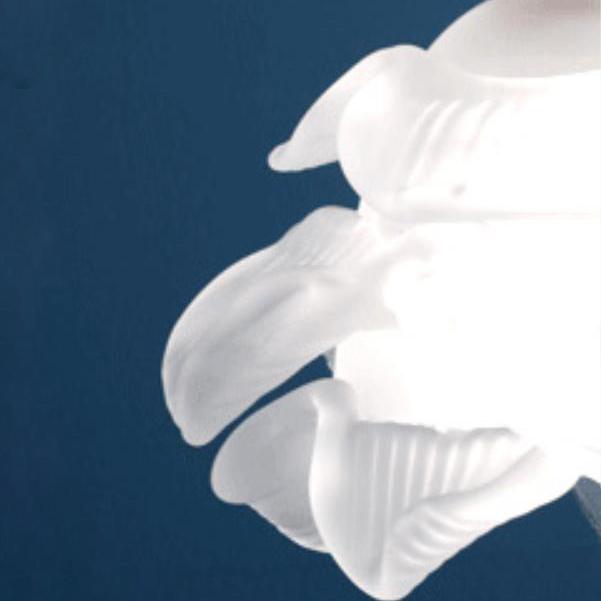 Franse Koperen Hanglamp met Glazen Kap – Verstelbaar Snoer