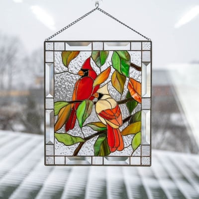 Lumio – Acryl Glas-in-lood Wanddecoratie met Kleurrijk Zonlicht Effect