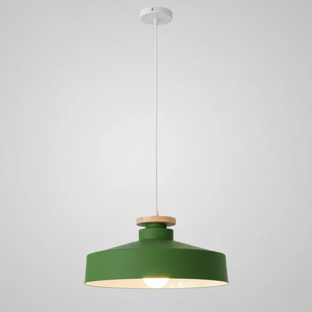 Scandinavische Houten Hanglamp – Modern & Warm