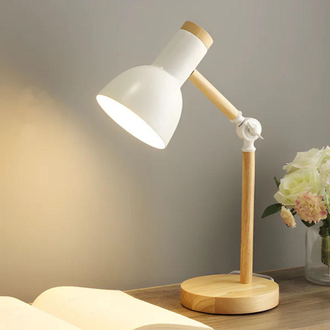 Fröja – Moderne LED Tafellamp met Verstelbare Kop & Macaron Design