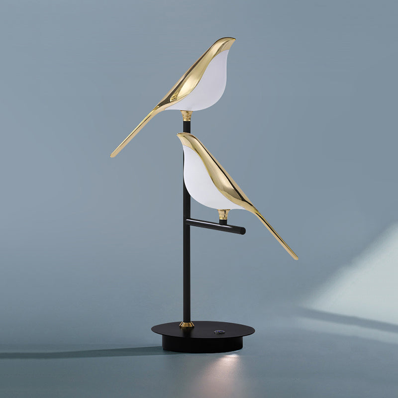 Gouden Vogel Tafellamp – Elegante Sfeerverlichting