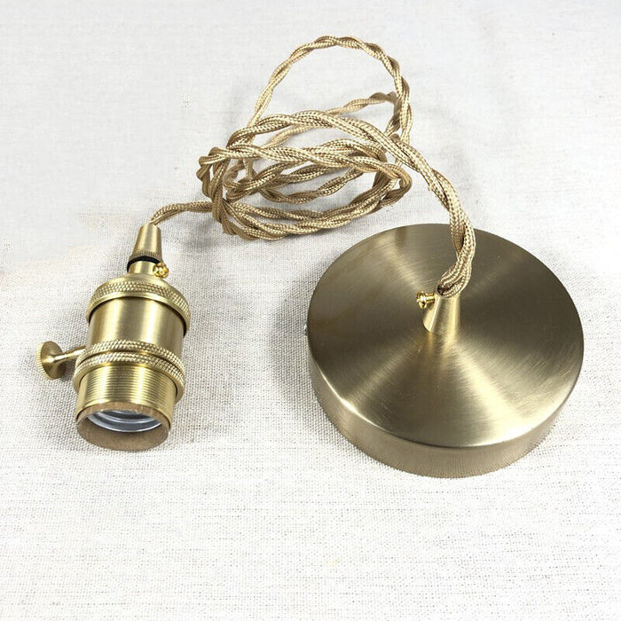 Vintage Cilindervormige Glazen Hanglamp met Traditioneel Design