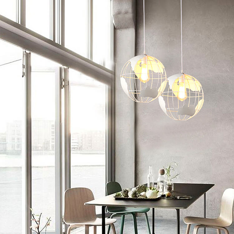 Industriële Wereld Hanglamp – Zwart of Wit – E26 Fitting