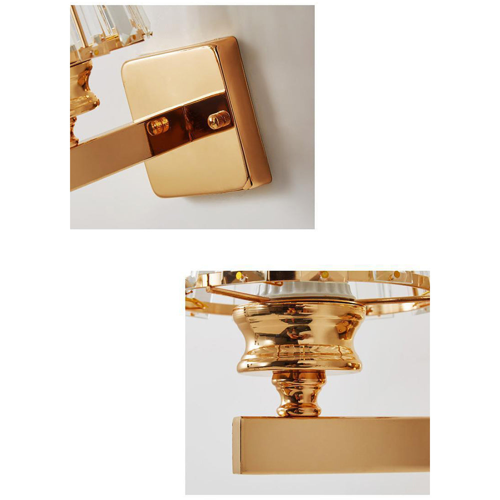 Luca – Wandlamp met Glazen Kap & Matzwarte Basis