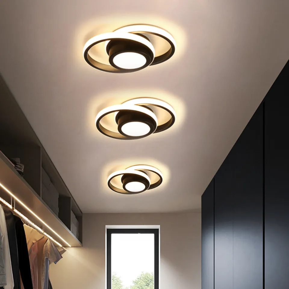 LED Plafondlamp met Dubbele Ring – Modern & Minimalistisch