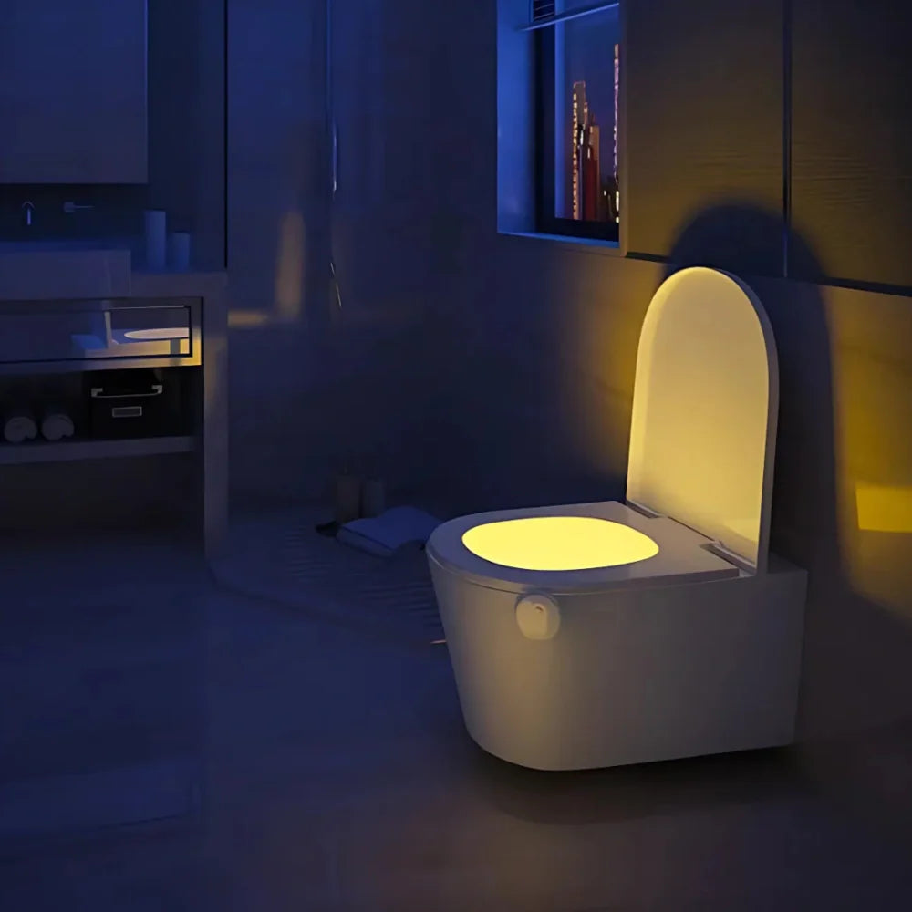 Toilet Nachtlamp – Automatische Nachtlamp met Sensor & 8 Kleuren