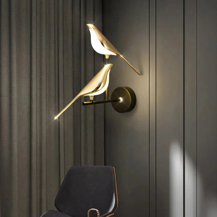 Modern LED Bird Wall Lamp – Stylish Nature-Inspired Lighting