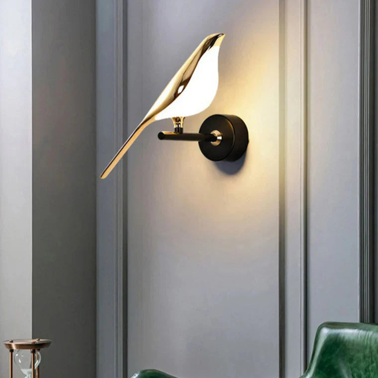 Modern LED Bird Wall Lamp – Stylish Nature-Inspired Lighting