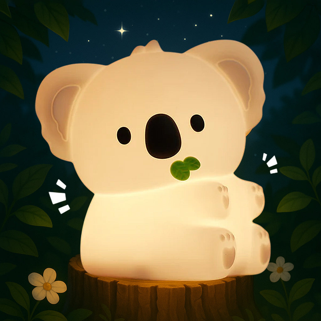 Kolu - Koala Nachtlamp met LED en Tap-bediening
