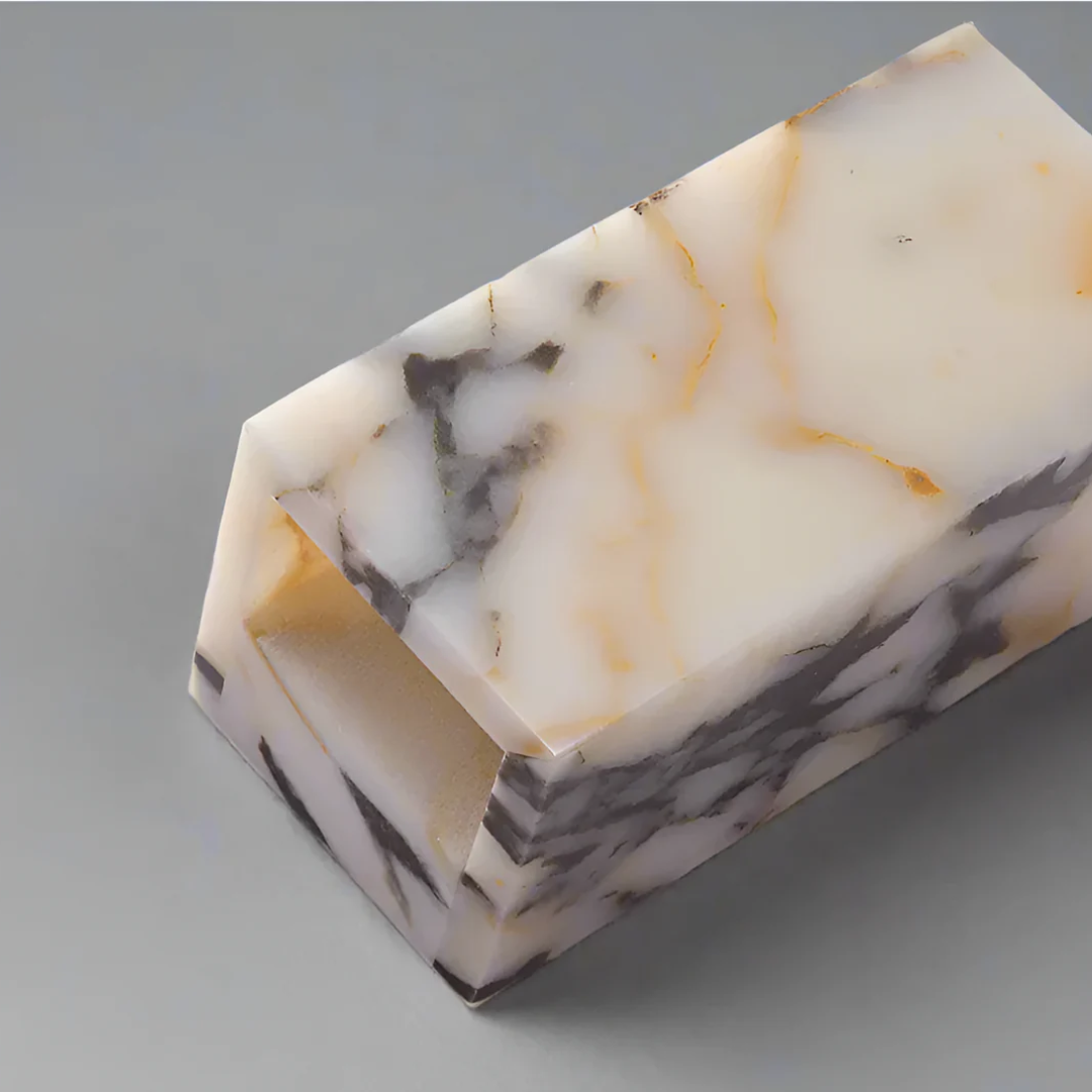 Luxe Wandlamp van Natuursteenmet Warme LED Verlichting