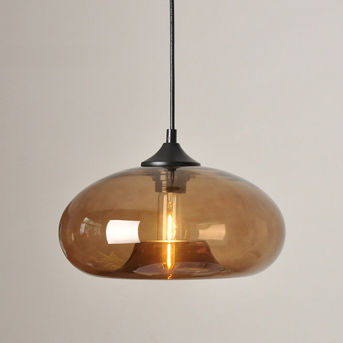 Industriële Glazen Hanglamp – Ø28 cm, Meerdere Kleuren, E26 Fitting