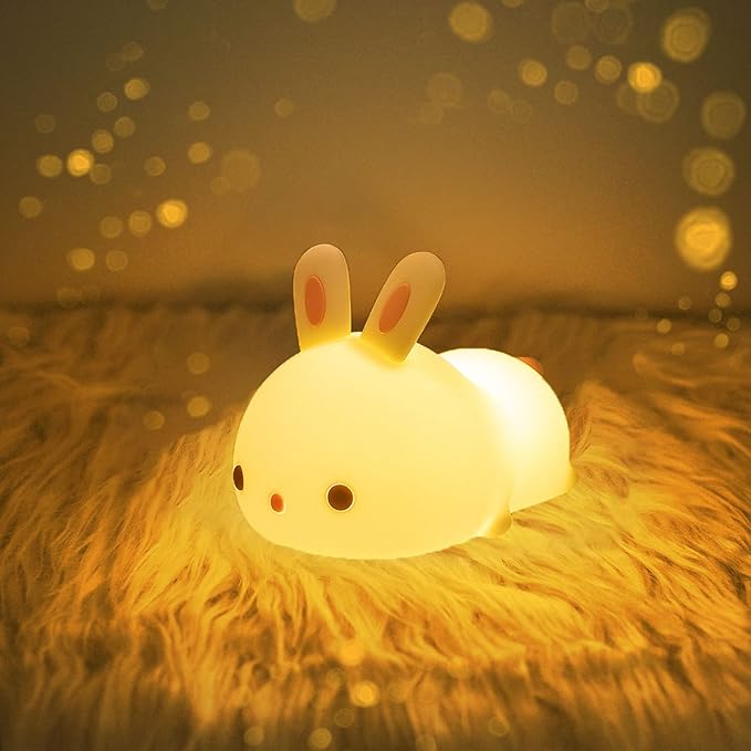 Earzy - Lazy Rabbit LED Squishy Nachtlampje