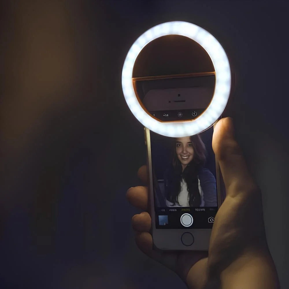 Selfie Ring Light – Compact Clip-On Lamp for Perfect Photos & Videos