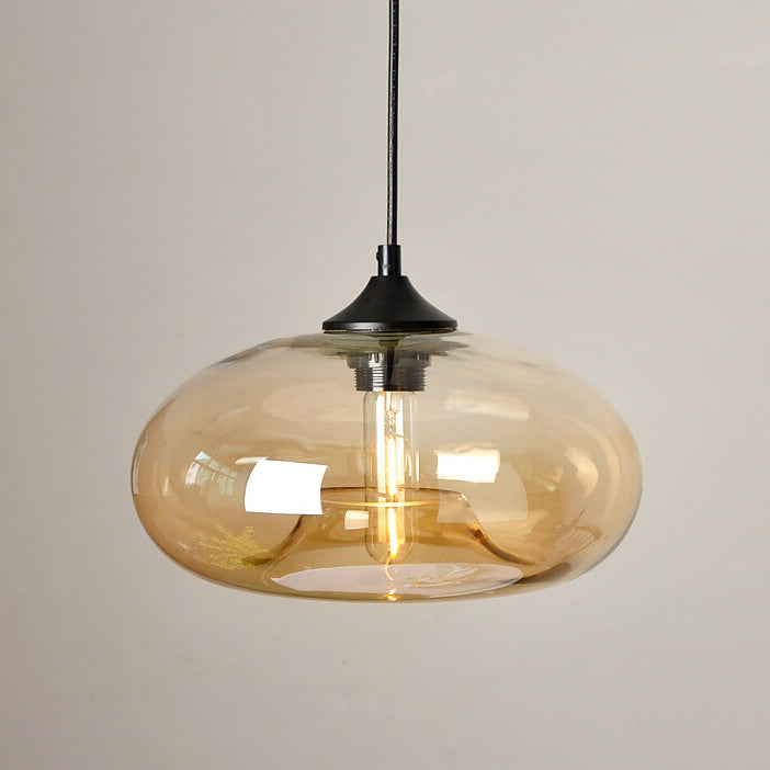 Industriële Glazen Hanglamp – Ø28 cm, Meerdere Kleuren, E26 Fitting