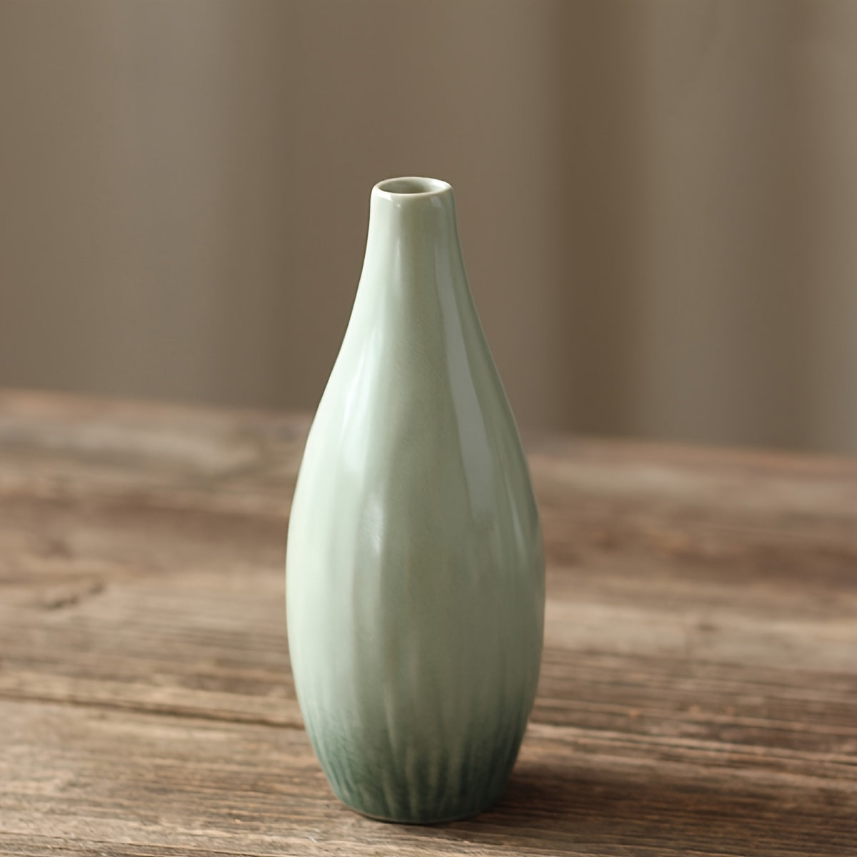 Lumio – 5-delige Keramieken Vaas Set Natuurlijk Groen Organisch Design