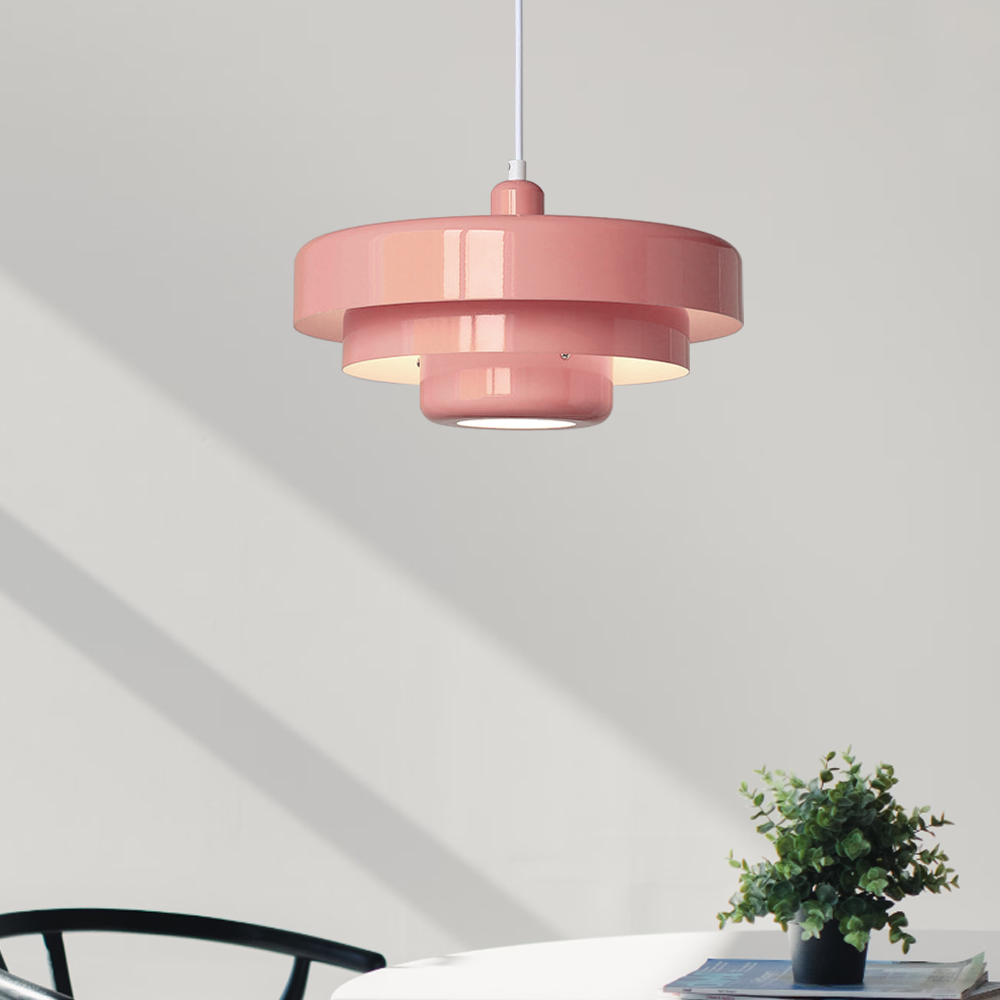 Ronde Stijlvolle IJzeren Hanglamp – Elegant Industrieel Ontwerp voor Huis & Keuken